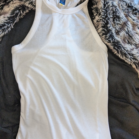 NWT 2 Tank Tops/white&Grey/Women's Small Tall - Picture 4 of 4